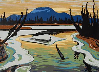 斯马特河（阿拉斯加） Smart River (Alaska) (1945)，A·Y·杰克逊
