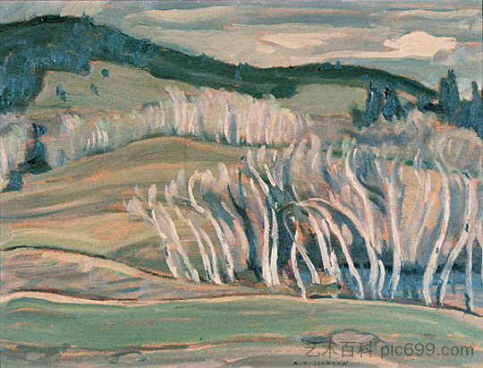 春天，驯鹿国家 Spring, Caribou Country (1949)，A·Y·杰克逊