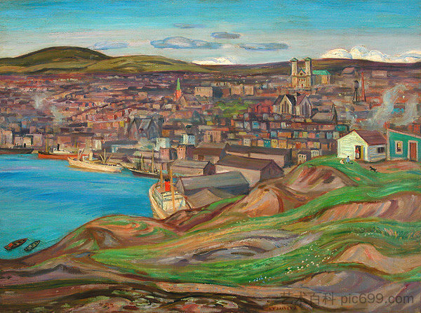 圣约翰斯， 纽芬兰 St. John's, Newfoundland (1951)，A·Y·杰克逊