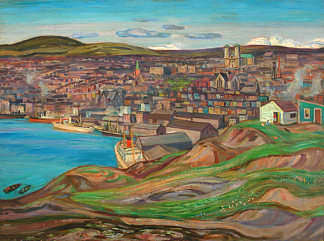 圣约翰斯， 纽芬兰 St. John’s, Newfoundland (1951)，A·Y·杰克逊