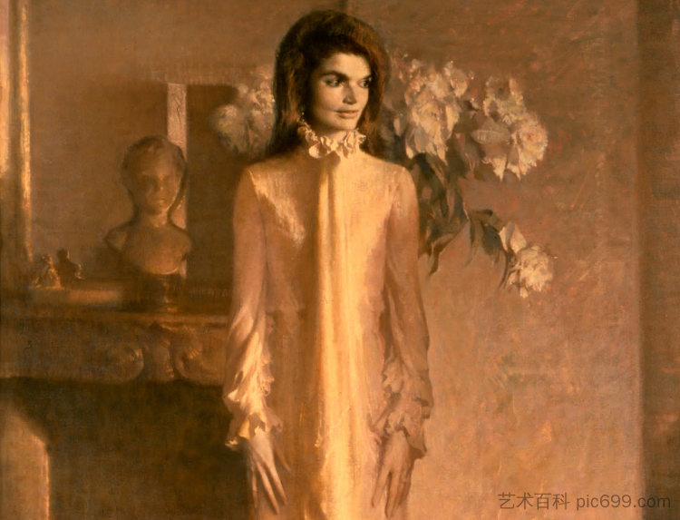 杰奎琳·布维尔·肯尼迪·奥纳西斯（约翰·肯尼迪夫人） Jacqueline Bouvier Kennedy Onassis (Mrs. John F. Kennedy) (1970)，艾伦·希克勒