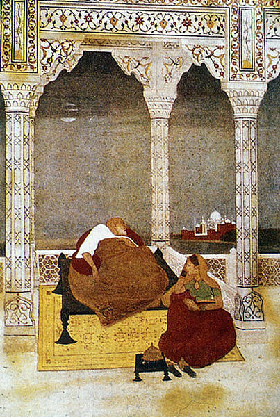 沙贾汗逝世 The Passing of Shah Jahan (1902)，阿巴宁德拉纳特·泰戈尔