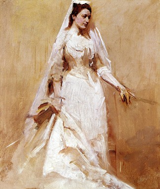 新娘 A Bride (1895)，雅培·亨德森·塞耶