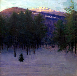 冬季的莫纳德诺克 Monadnock in Winter (1904)，雅培·亨德森·塞耶