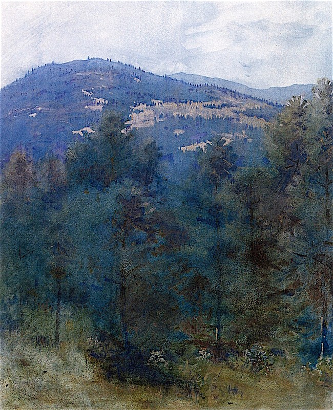 莫纳德诺克山 Mount Monadnock (1887)，雅培·亨德森·塞耶