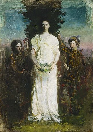我的孩子 My Children (1897)，雅培·亨德森·塞耶
