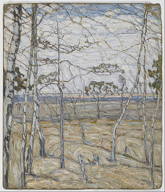 白桦树 Birch Trees (1911)，亚伯拉罕·曼尼维奇