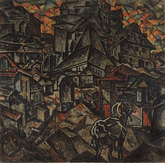 基辅隔都的破坏 Destruction of the Ghetto, Kyiv (1919)，亚伯拉罕·曼尼维奇