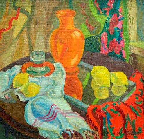 静物与柠檬 Still Life with Lemons (1955)，阿达尔伯特米哈伊洛维奇埃尔代利