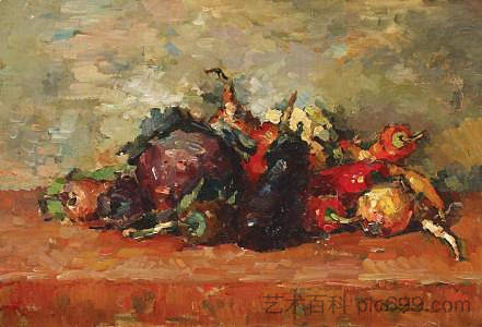 静物与蔬菜 Still Life With Vegetables，亚当巴尔塔图