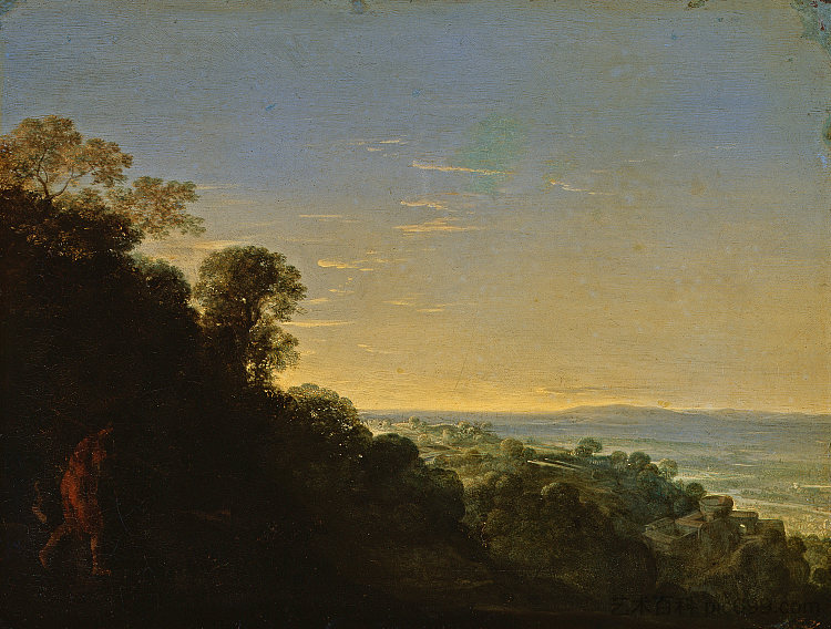 摩根兰夏夫特(奥罗拉) Morgenlandschaft (Aurora) (1606),亚当·埃尔斯海默