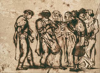 彼得的否认 The Denial of Peter (c.1600 – c.1605)，亚当·埃尔斯海默