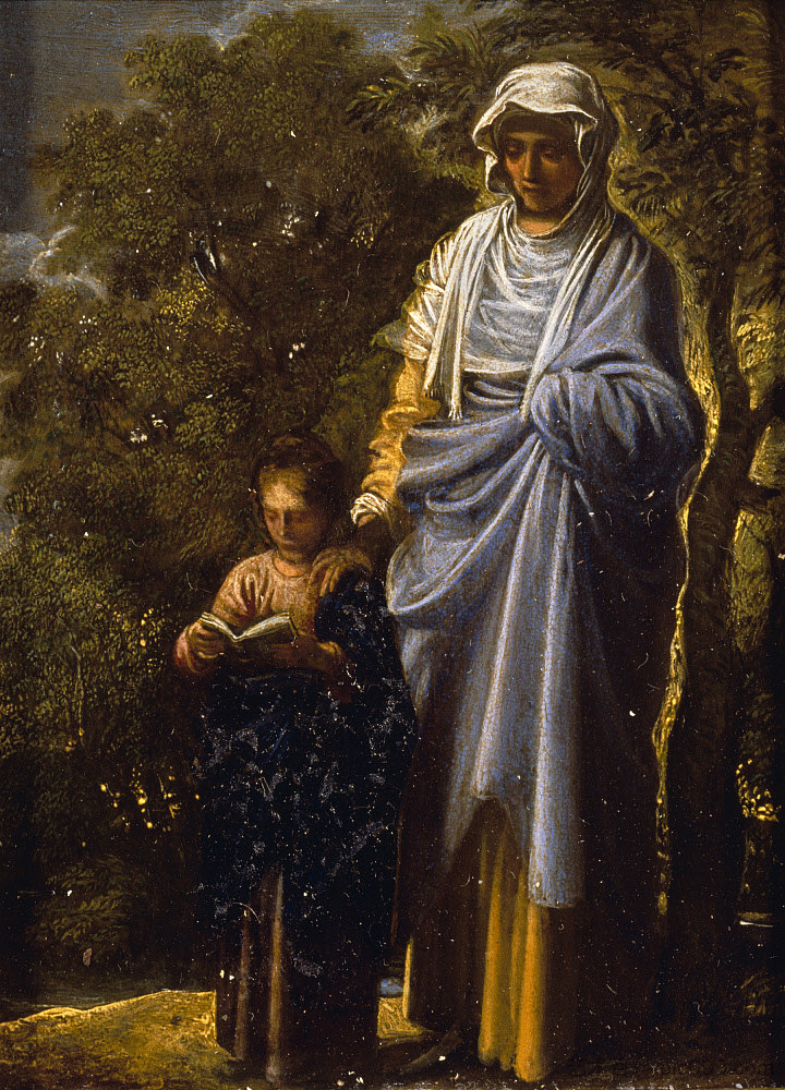 圣母和圣安妮 The Virgin and St Anne (1605)，亚当·埃尔斯海默