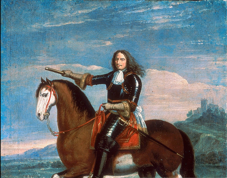 亨利·德拉图尔·奥弗涅的马术肖像，蒂雷纳子爵 Equestrian Portrait of Henri De La Tour D'auvergne, Vicomte De Turenne，亚当范德穆伦