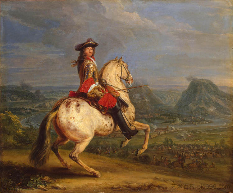 路易十四在占领贝桑松 Louis Xiv at the Taking of Besancon (1674)，亚当范德穆伦