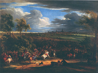 权力下放战争期间的考特雷围城战 Siege of Courtrai During the War of Devolution (1667)，亚当范德穆伦