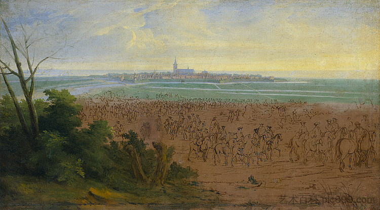 1672年7月20日，纳尔登的法军 the French Army at Naarden, 20 July 1672 (1690)，亚当范德穆伦