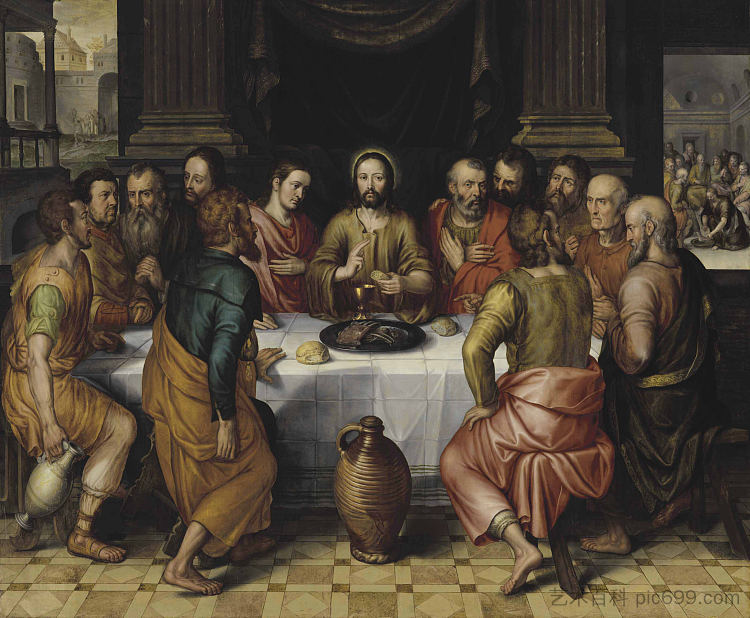 最后的晚餐 The Last Supper，阿达姆·凡·诺尔特