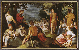 施洗约翰的讲道 The Preaching of John the Baptist (1601)，阿达姆·凡·诺尔特