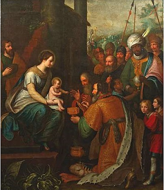 贤士的崇拜 The Adoration of the Magi，阿达姆·凡·诺尔特