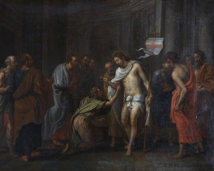 圣托马斯的怀疑 The Incredulity of Saint Thomas，阿达姆·凡·诺尔特