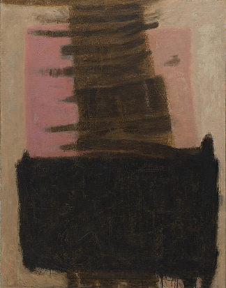 黑色和赭色的构图 Composition in Black & Ochre (1957)，阿贾云克斯