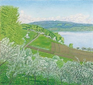 博登湖的春天 Spring time at Lake Constance (1932)，阿道夫迪特里希