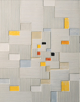 浮雕绘画#19x Relief painting #19x (1961)，阿道夫·弗莱希曼