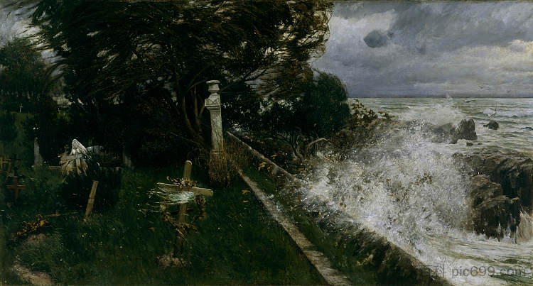 海滨公墓 Seaside Cemetery (1897),阿道夫·西雷米·希斯彻