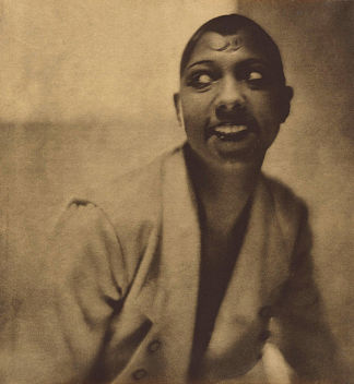 约瑟芬·贝克的肖像 Portrait of Josephine Baker (1925)，阿道夫·德·梅耶尔