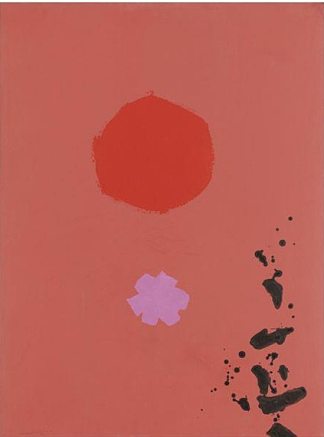 橙色和薰衣草72号 Orange and Lavender No. 72 (1970)，阿道夫·戈特利布