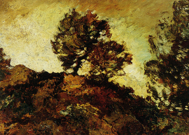 岩石景观 Rocky Landscape,阿道夫·约瑟夫·托马斯