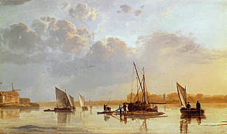 河上的船 Boats on a River，阿尔伯特·库普