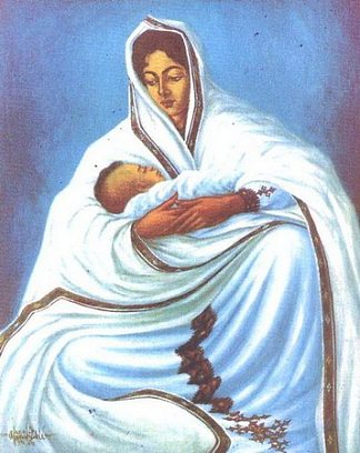 埃塞俄比亚母亲 Mother Ethiopia (1963)，Afewerk Tekle