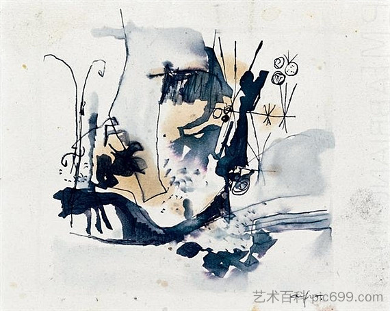 无题 Untitled (1955)，非洲