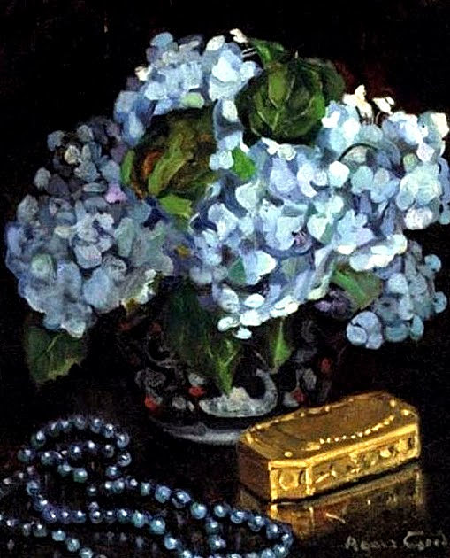 绣球花 Hydrangeas，艾格尼丝·古德西尔