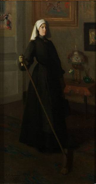 管家 La Femme De Ménage (1905)，艾格尼丝·古德西尔
