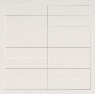 在晴朗的日子里，#2 On a clear day, #2 (1973)，艾格尼丝·马丁