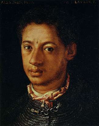 亚历山德罗·德·美第奇 Alessandro de’ Medici (c.1560)，阿尼奥洛·布伦齐诺