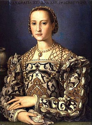 托莱多的埃莉奥诺拉 Eleonora da Toledo (1562)，阿尼奥洛·布伦齐诺