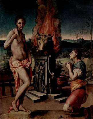 加拉蒂亚和皮格马利翁 Galatea and Pygmalion (c.1530)，阿尼奥洛·布伦齐诺