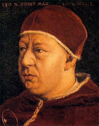 教皇利奥十世 Pope Leo X (c.1560)，阿尼奥洛·布伦齐诺