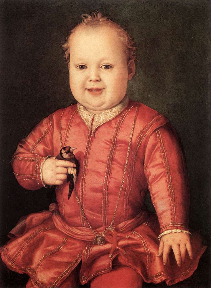 乔瓦尼·德·美第奇的肖像 Portrait of Giovanni de' Medici (1545)，阿尼奥洛·布伦齐诺