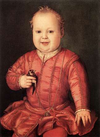 乔瓦尼·德·美第奇的肖像 Portrait of Giovanni de’ Medici (1545)，阿尼奥洛·布伦齐诺