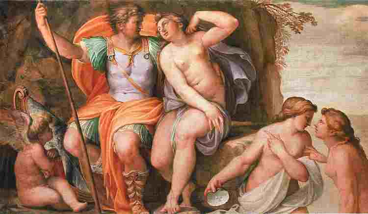 金星和火星 Venus and Mars (1600)，阿戈斯蒂诺·卡拉奇
