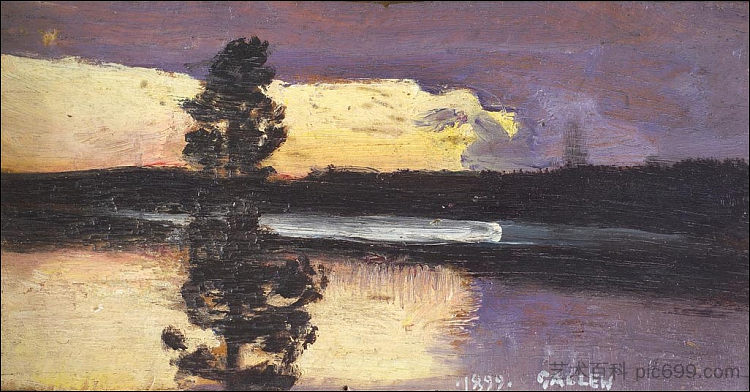 日落 Sunset (1899)，阿克塞利·加伦·卡勒拉