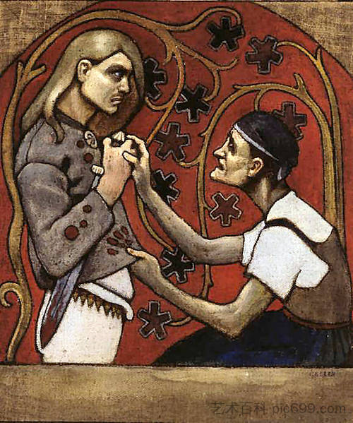自相残杀 The Fratricide (1897),阿克塞利·加伦·卡勒拉