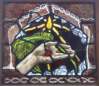 基督之手。和平的手掌 The Hand of Christ. The Palm of Peace (1897)，阿克塞利·加伦·卡勒拉