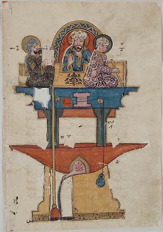清算者的放血盆地 The Reckoner’s Blood-letting Basin (c.1206)，贾扎里
