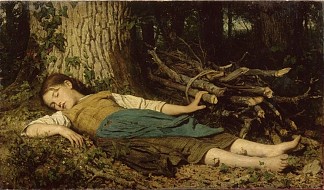 在树林里 In the woods (1865)，阿尔布雷希特·安克尔